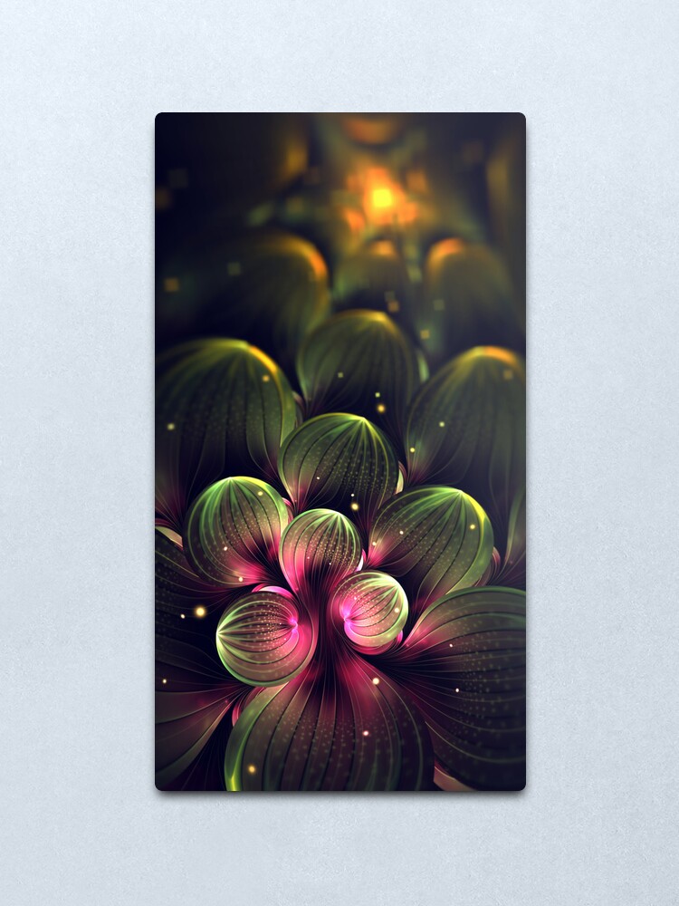 Alternate view of Midnight in Cactus Valley Metal Print