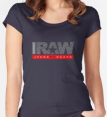 Shoot Raw Women's Fitted Scoop T-Shirt