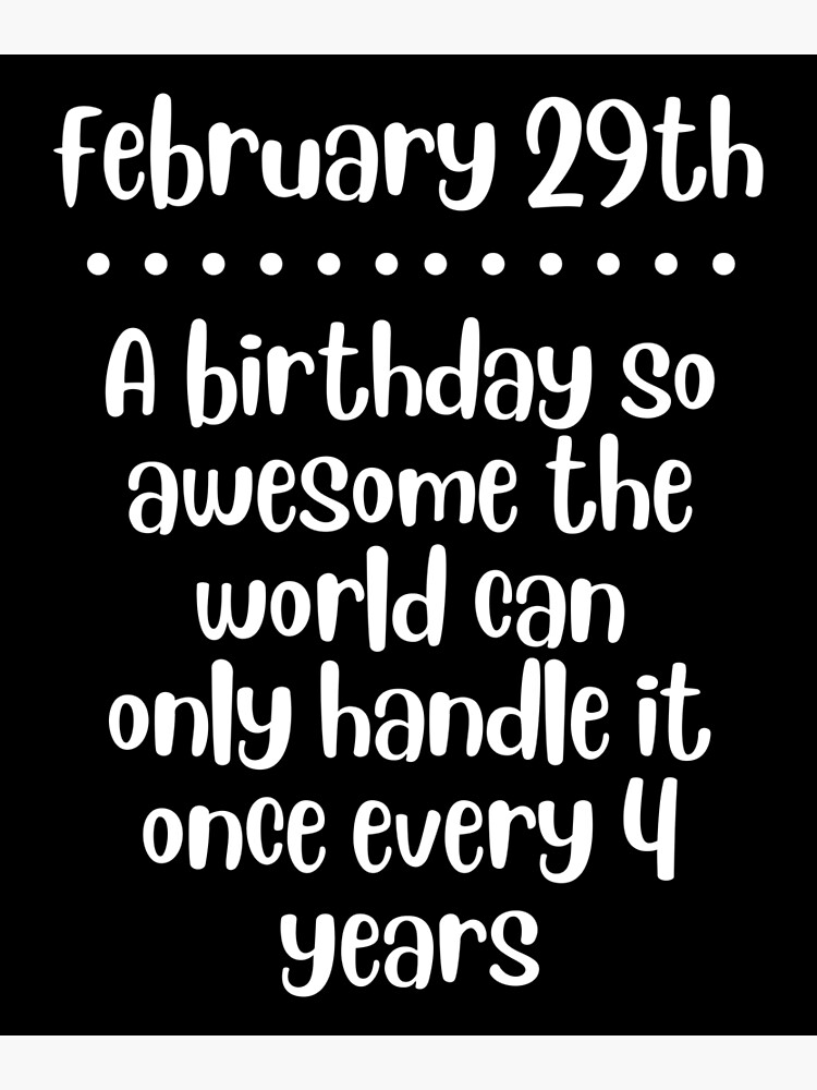 29 February Birthday Wishes