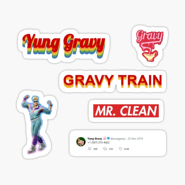  Yung Gravy Sticker Pack Stickers Sticker