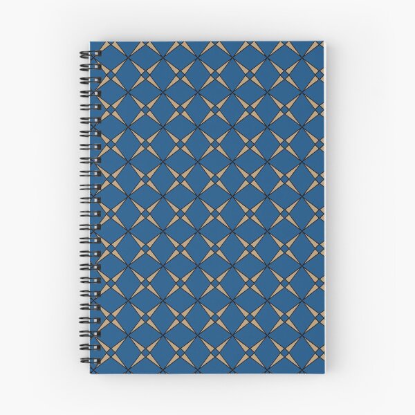 Item preview, Beige Triangles on Blue designed and sold by KeksWorkroom.