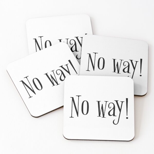 Item preview, No way! designed and sold by Lupappdesigns.