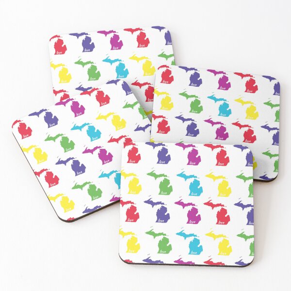 Item preview, Michigan Love Multicolored  designed and sold by GeographerDude.