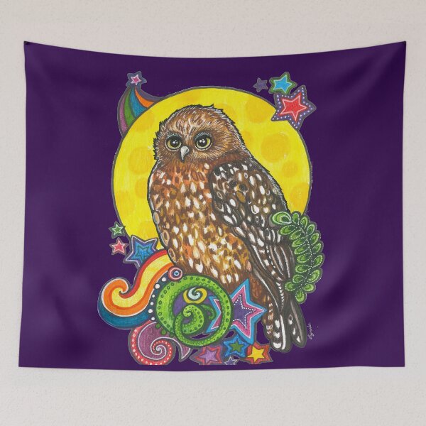 Item preview, Radiant Ruru designed and sold by Lynda Bell.
