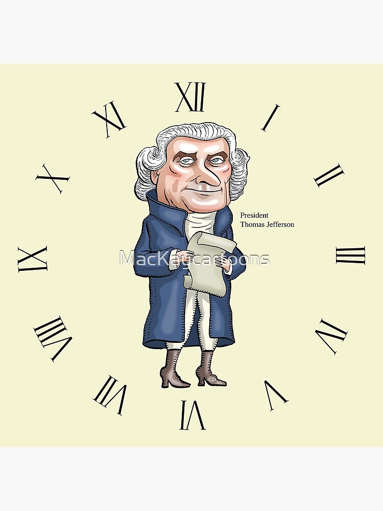 President Thomas Jefferson by MacKaycartoons