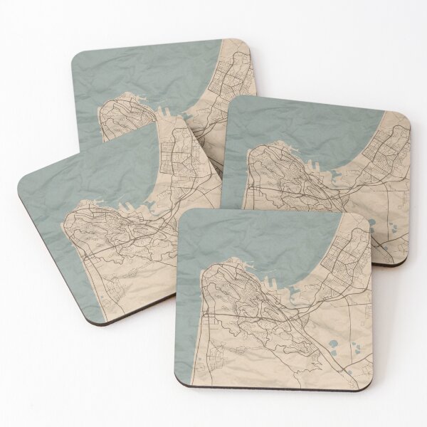 Item preview, Haifa Sepia Map designed and sold by CPTVDesign.