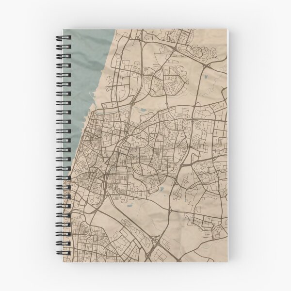 Item preview, Tel Aviv Sepia Map designed and sold by CPTVDesign.