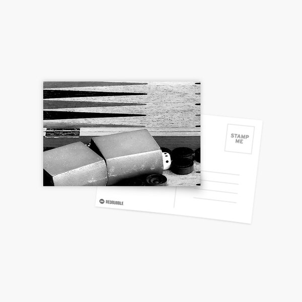 Backgammon Postcard