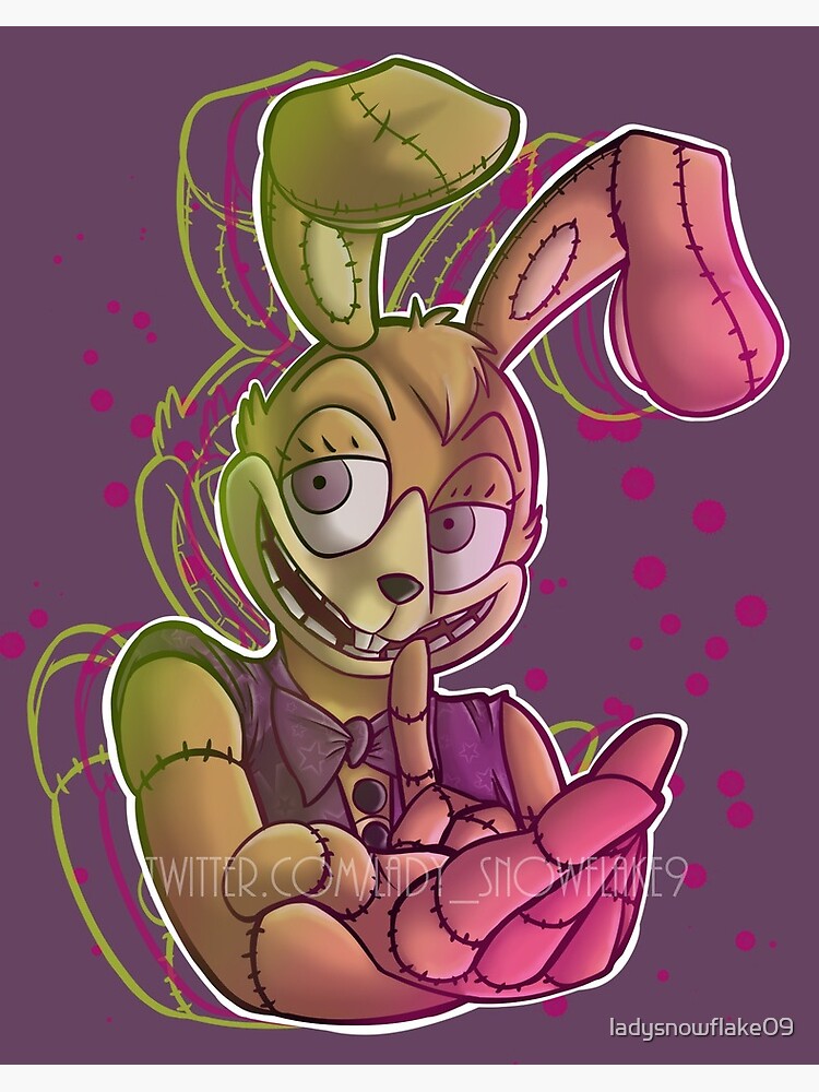 Five nights at Freddie's Glitchtrap  Greeting Card for Sale by