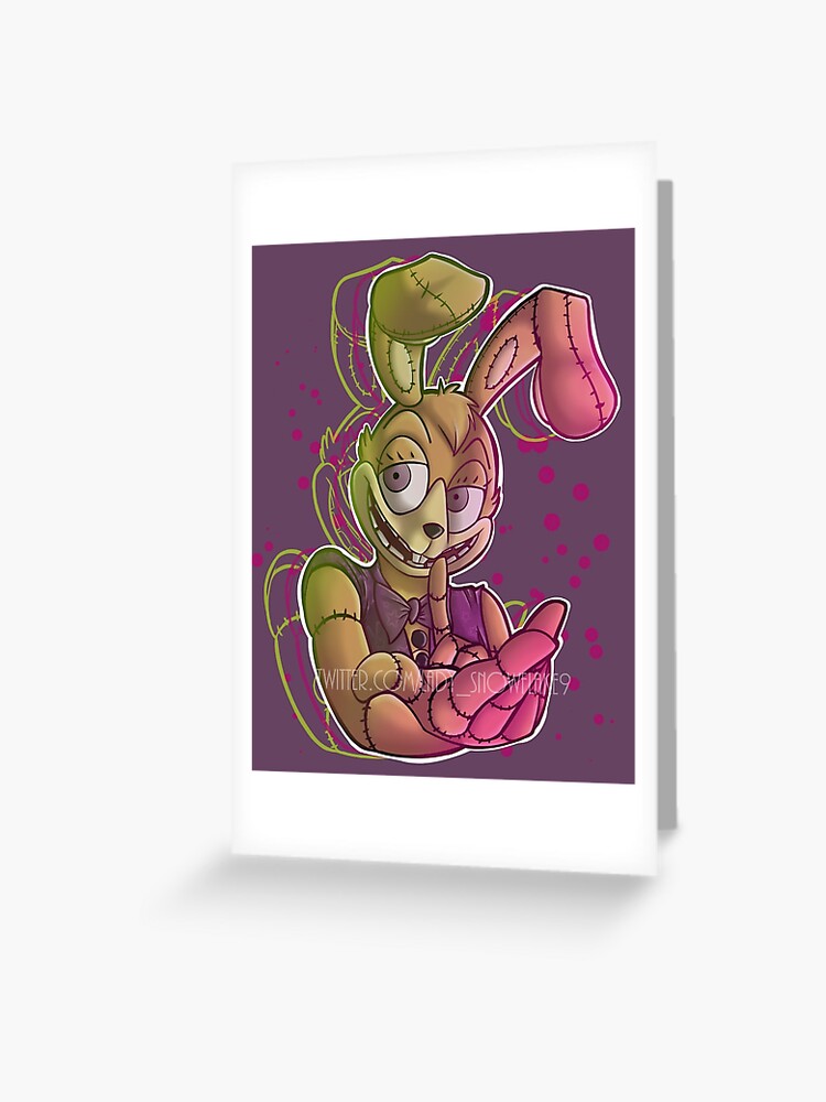 Glitchtrap's Puppetry - FNaF Greeting Card for Sale by Lavafet