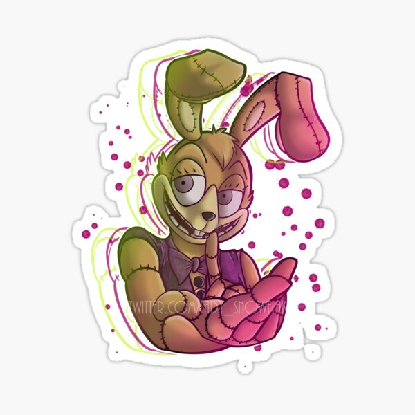 Glitchtrap (FNAF) sticker | Sticker