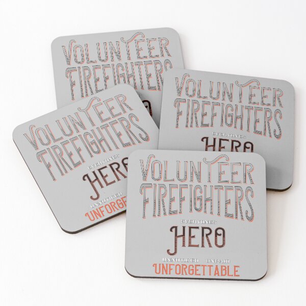 Item preview, Volunteer Firefighters - everyone's hero designed and sold by bluehair.