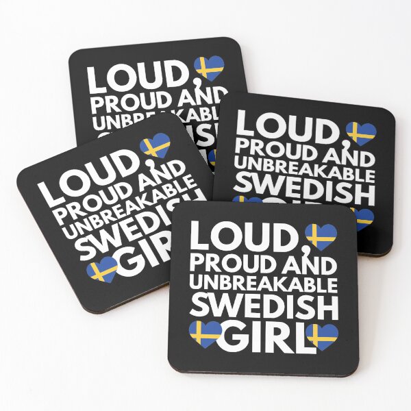 Item preview, Loud, Proud and Unbreakable Swedish Girl from Sweden designed and sold by HelloFromAja.