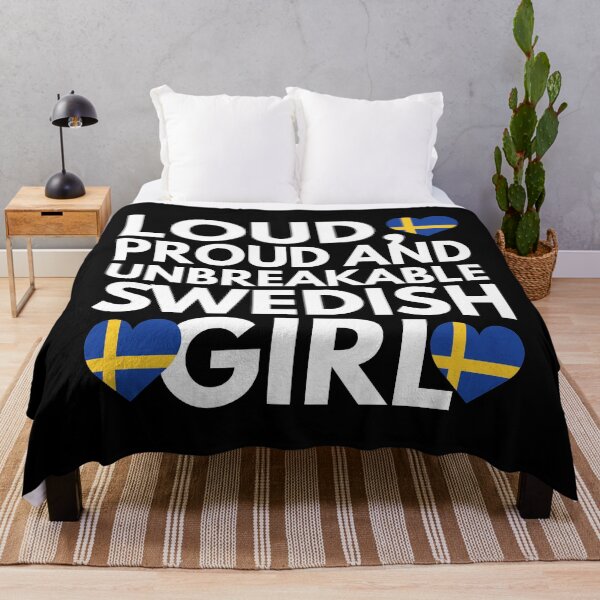 Item preview, Loud, Proud and Unbreakable Swedish Girl from Sweden designed and sold by HelloFromAja.