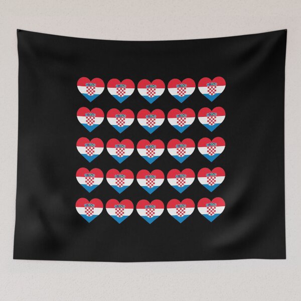 Artikelvorschau, Liebe meine kroatische Herz-Flagge entworfen und verkauft von HelloFromAja.