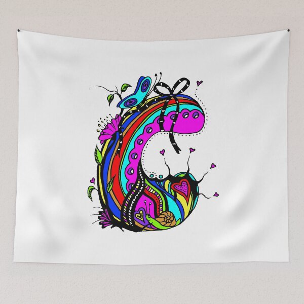 Item preview, The Letter C  Coloured with Transparent Background designed and sold by Heatherian.