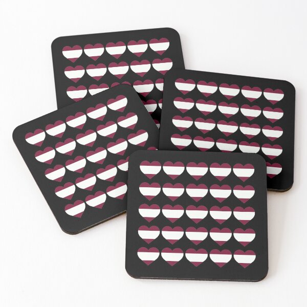 Item preview, Love My Latvian Hearts Flag designed and sold by HelloFromAja.