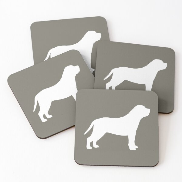 Item preview, Mastiff Dog Breed Silhouette(s) designed and sold by Jenn Inashvili.
