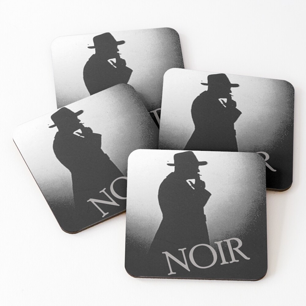 Film Noir Coasters (Set of 4)