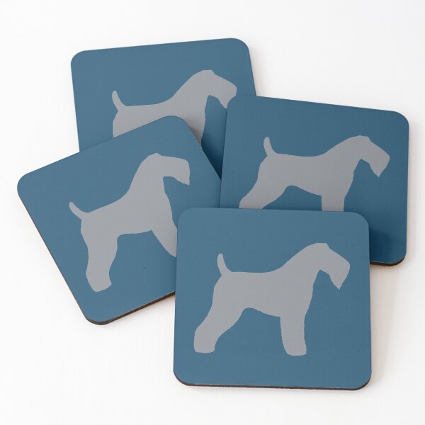 Item preview, Kerry Blue Terrier Dog Breed Silhouette(s) designed and sold by Jenn Inashvili.