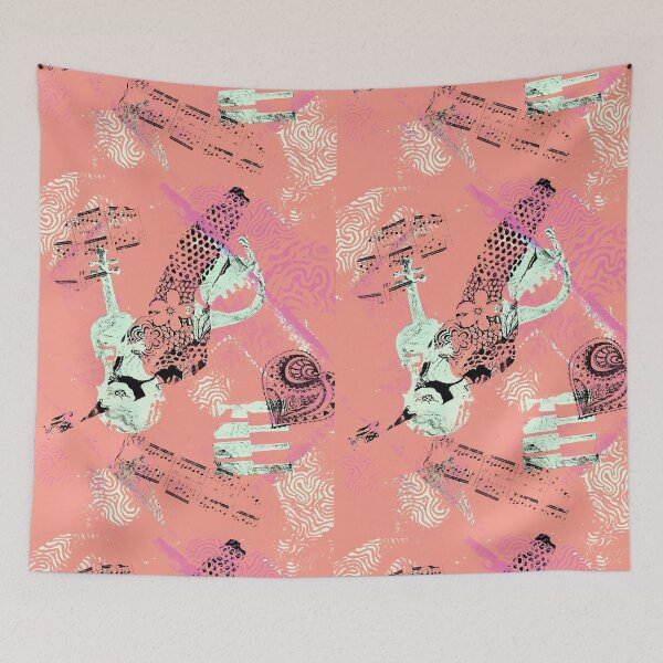 Item preview, Musical Memories 5 Faux Chine Colle Monoprint Var 1 designed and sold by Heatherian.