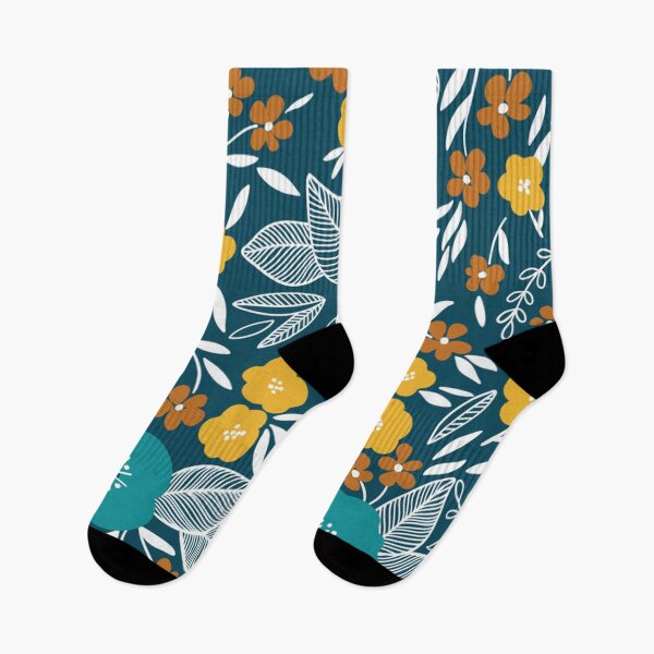 Artikelvorschau, Wunderschöne Blumen Doodle - Teal, blau, entworfen und verkauft von pugmom4.