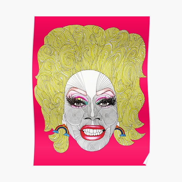 drag queen makeup sticker tatoo