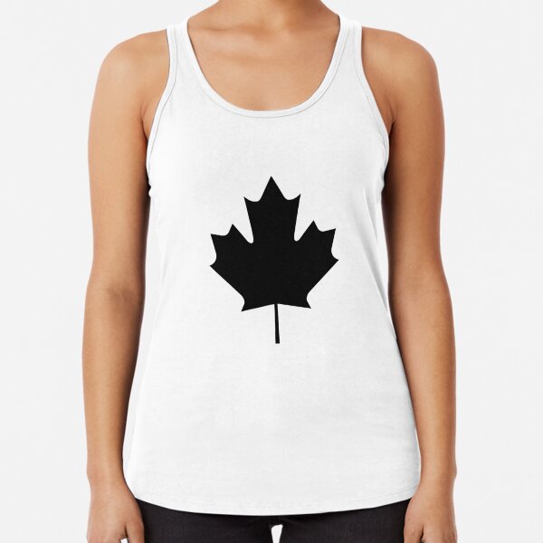 Image: Canada maple leaf (black) Art Board Print for Sale by Itemful