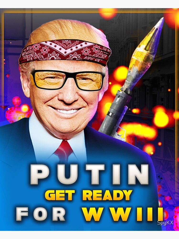 Disover Trump VS Putin WWIII Premium Matte Vertical Poster