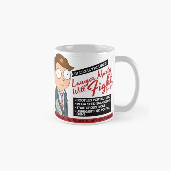 Funny Rick And Morty - Lawyer Morty Classic Mug
