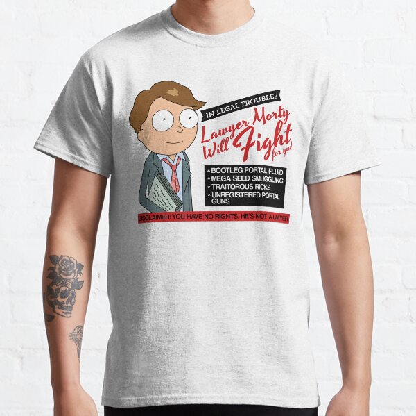 Funny Rick And Morty - Lawyer Morty Classic T-Shirt