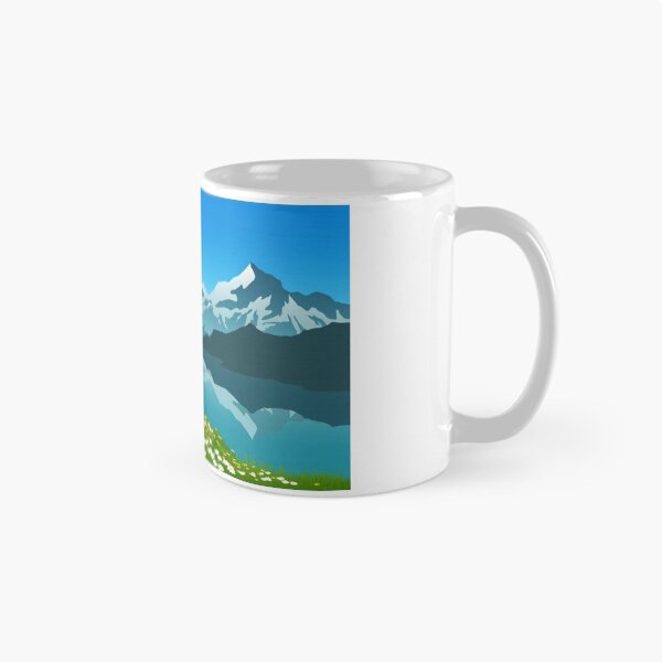 Item preview, Landscape - Flowers and Mountains designed and sold by pugmom4.