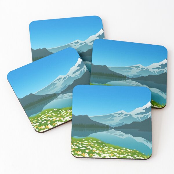 Item preview, Landscape - Flowers and Mountains designed and sold by pugmom4.