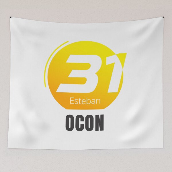 Item preview, Esteban Ocon - Formula 1 Renault - Number 31 designed and sold by Cgraphy.