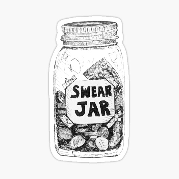 swear jar stickers redbubble