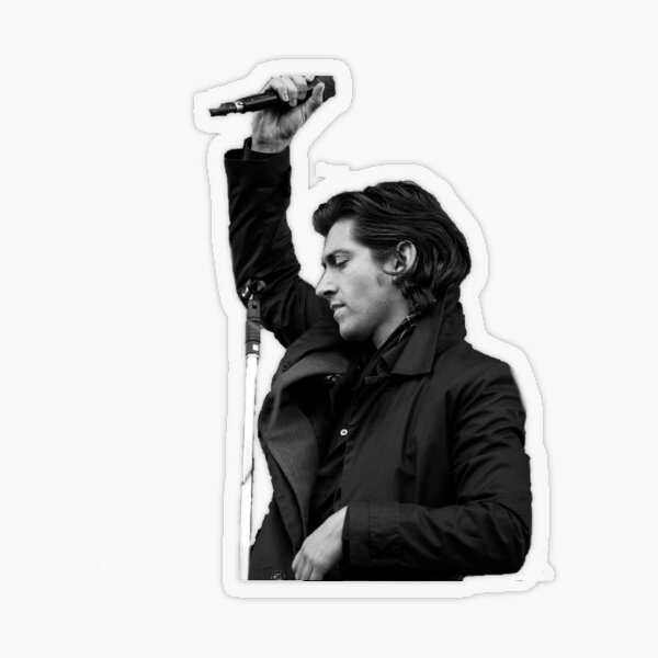Pegatina Alex Turner Arctic Monkeys Pegatina transparente