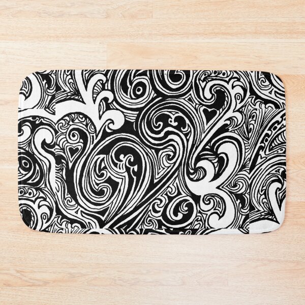 Item preview, Miniature Aussie Tangle 21 Pattern in Black designed and sold by Heatherian.