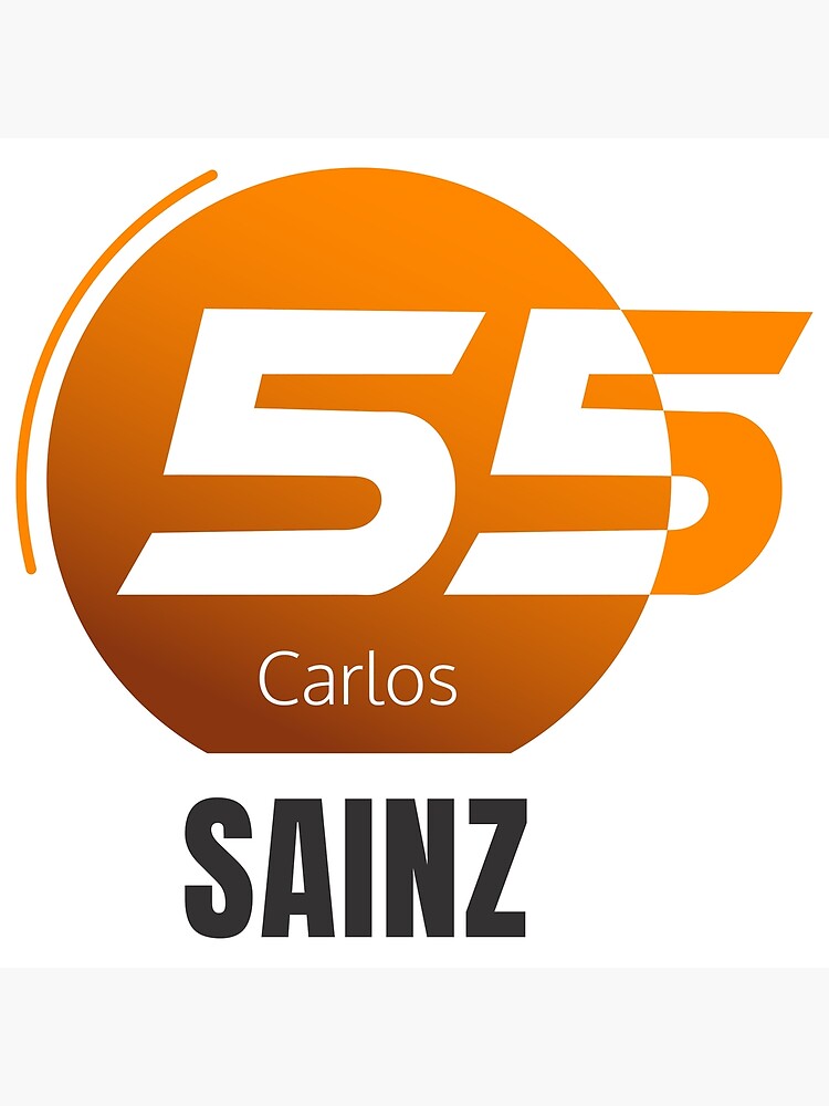 Carlos Sainz Formula 1 Mclaren Number 55 Poster For Sale By Cgraphy Redbubble 6779