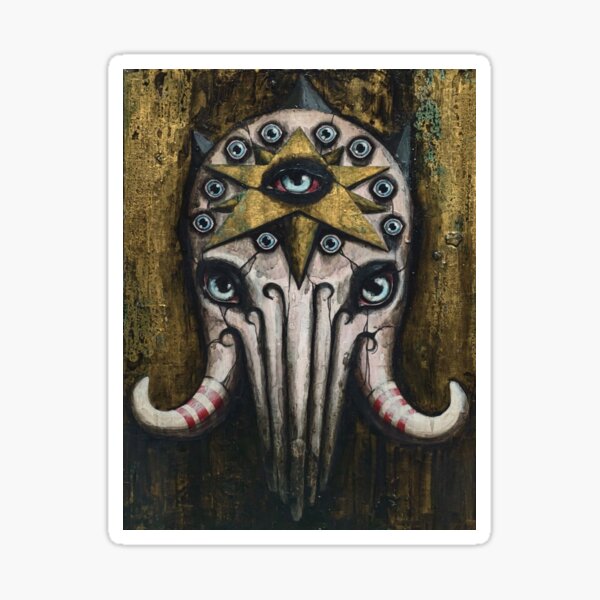 Phanrue, the Middle Aged God! Sticker