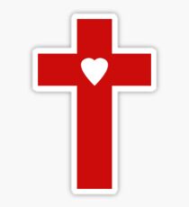 Judas Cross Sticker