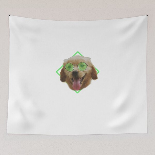 Item preview, Dogs with pop glasses - Green designed and sold by Johblanc.
