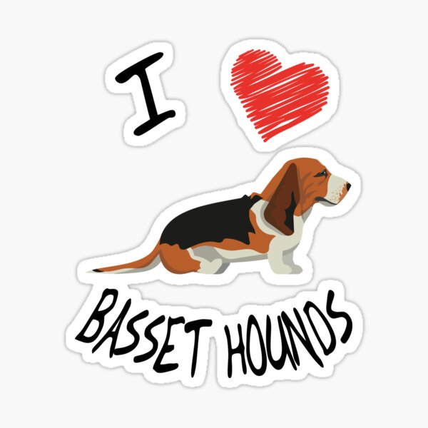 Púrpura señoras Novedad Basset Hound calcetines-I Love My Dog Calcetines