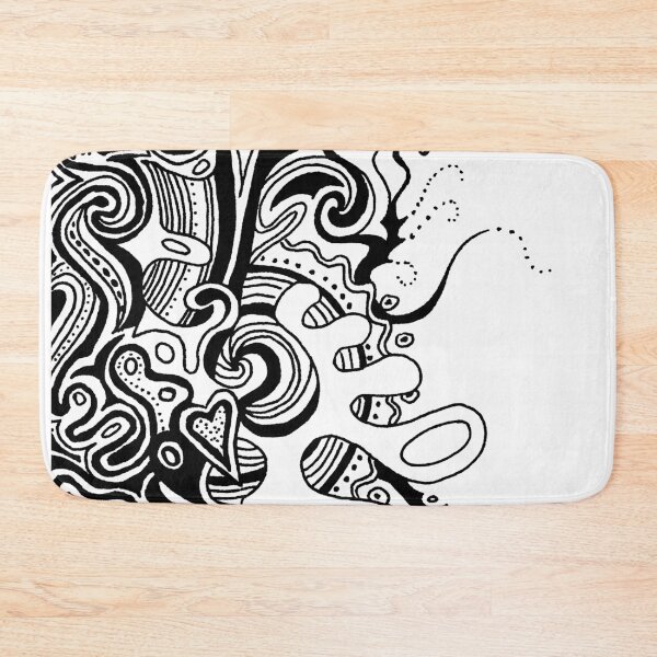 Item preview, Aussie Tangle 18 in Black with Transparent Background designed and sold by Heatherian.