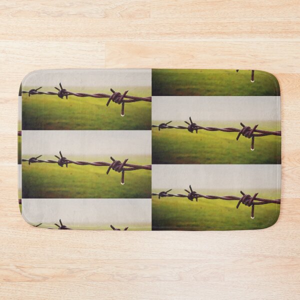 Item preview, Barb wire on a cold frosty morning designed and sold by Rebeccadalton.