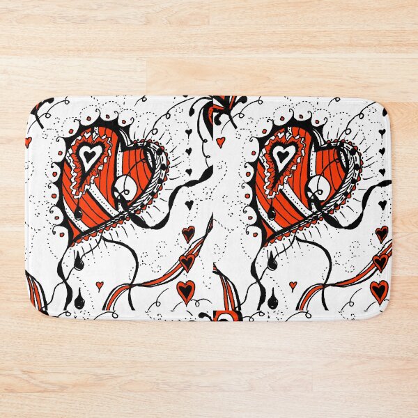 Item preview, Miniature Aussie Tangle 05 in Red White and Black designed and sold by Heatherian.