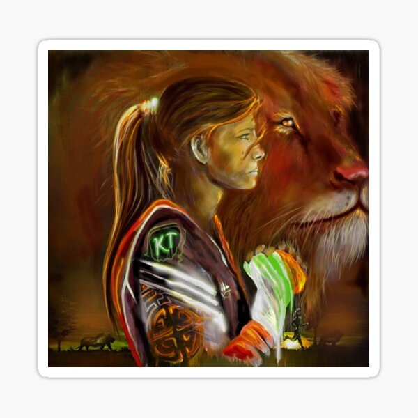 Item preview, KT Lion heart designed and sold by cnmuraldesigns.