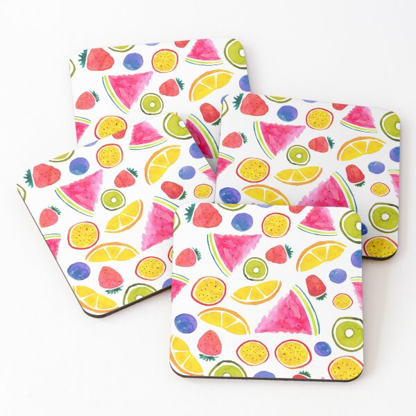 Item preview, Colorful Fruity Fruit Mix in Watercolor designed and sold by AlbinoSnowman.