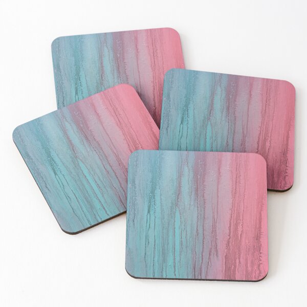 Item preview, Arcylic pouring - blue, pink, silver designed and sold by Rebeccadalton.