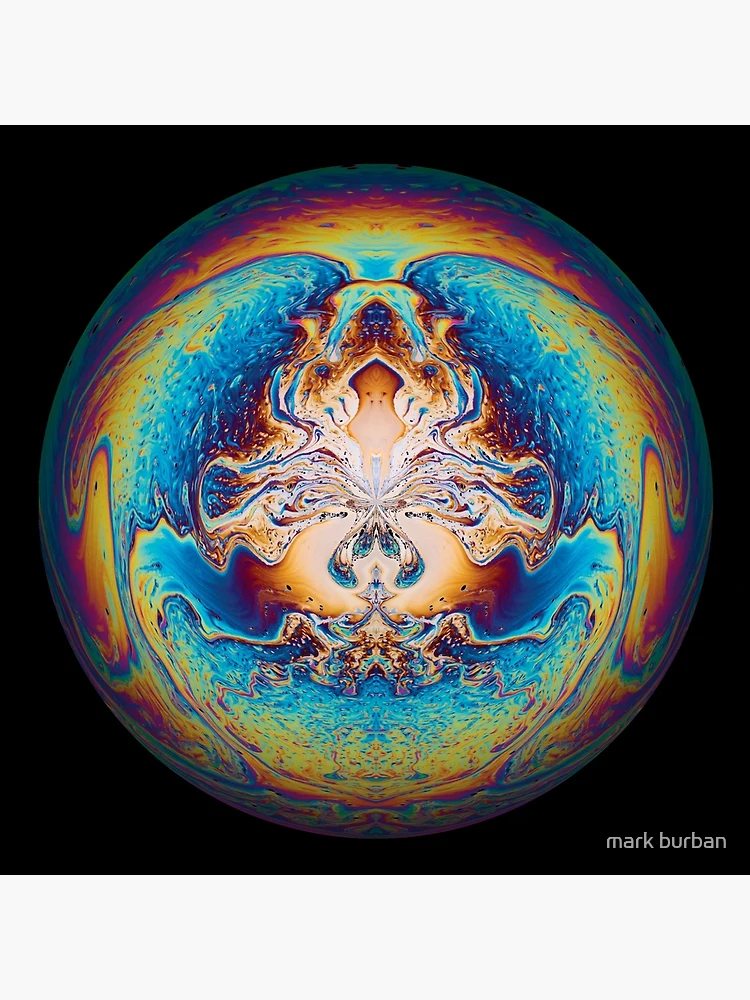 Trippy Psychedelic pattern globe Art Board Print for Sale by mark burban