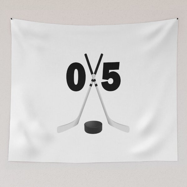 Item preview, Hockey number 05 - zero five with sticks and disc designed and sold by AllShirts21.
